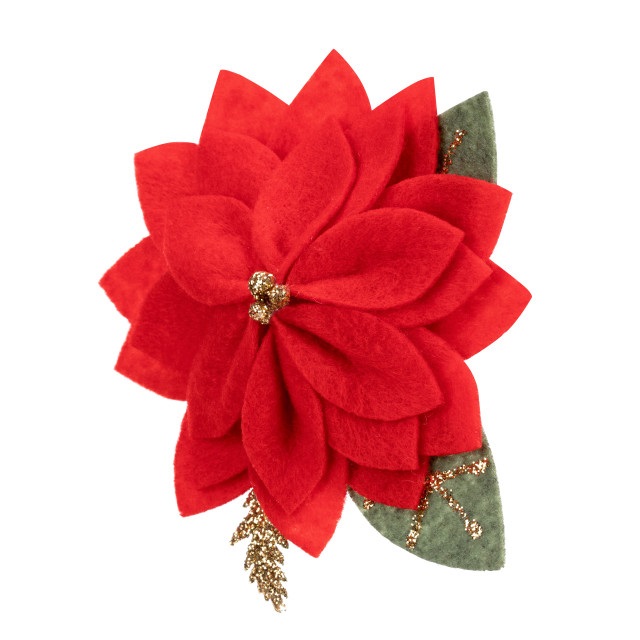 Poinsettia Lapel Pin