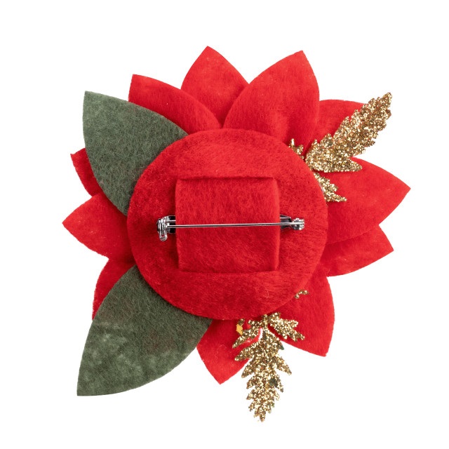 Poinsettia Lapel Pin