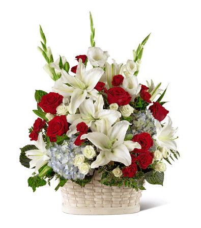 Eternal Freedom Basket  Flower Bouquet