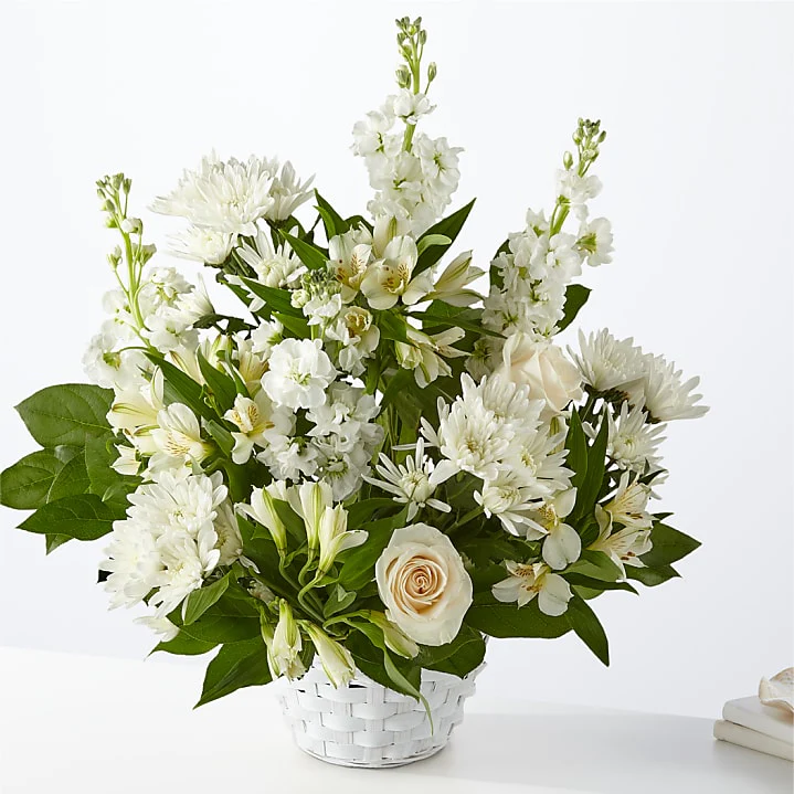 Sweet Serenity Basket  Flower Bouquet