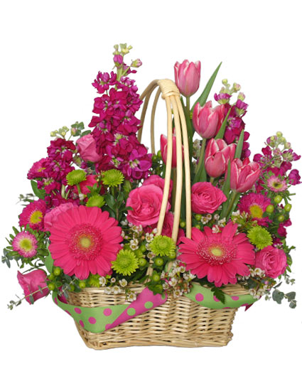 Brighten Basket Spray  Flower Bouquet