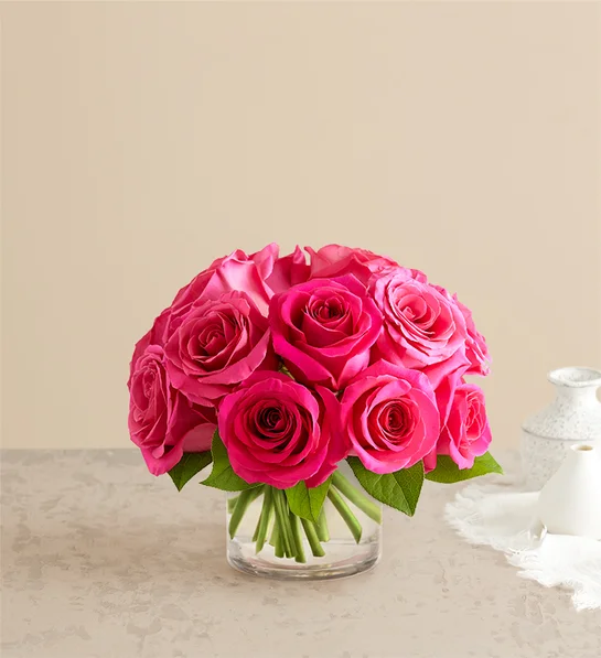 Contemporary Hot Pink Roses