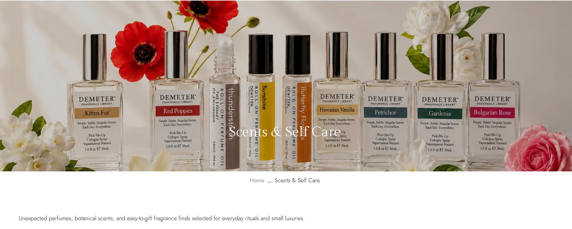 Collection of Demeter Cologne Sprays