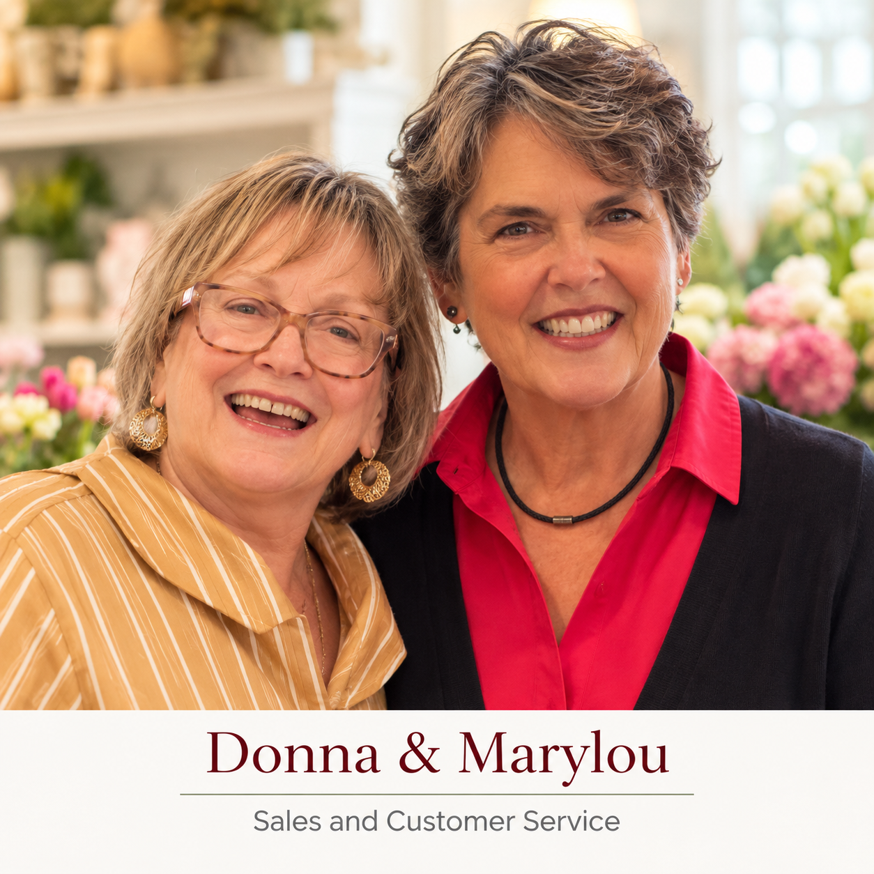 Donna and Marylou - Sales and Customer Service